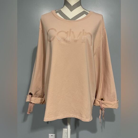 Tan Calvin Klein Light Sweater - Picture 1 of 9